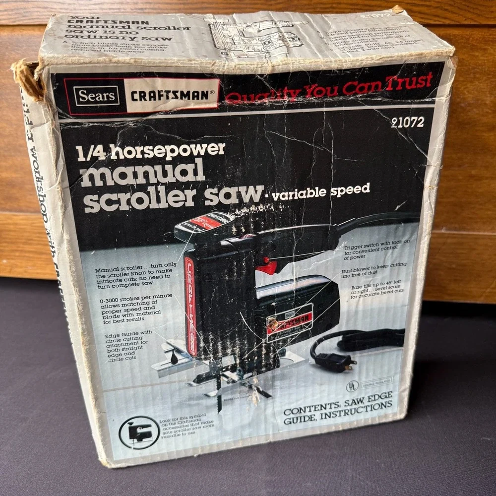 Vintage‎ CRAFTSMAN Scroller Saw 315.10723 Jig Saw